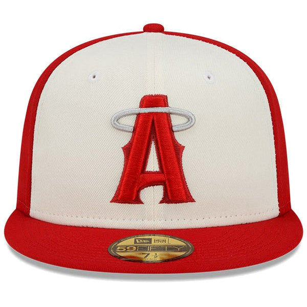 NEW ERA ニューエラ 59FIFTY オンフィールド 2024 MLB City Connect ロサンゼルス・エンゼルス クロームホワイト / レッド