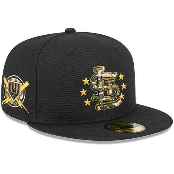 ニューエラ キャップ NEW ERA CAP 59FIFTY セントルイス カージナルス アームド フォーシズ デー 14175628 – BLACK  STORE