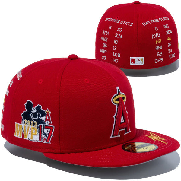 ニューエラ NEW ERA 59FIFTY 大谷翔平 MVP ホームラン王 記念 キャップ ロサンゼルス・エンゼルス 14339797 – BLACK  STORE