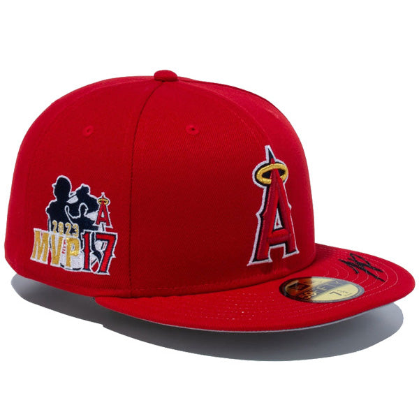 NEW ERA ニューエラ 59FIFTY Shohei Ohtani American League MVP & Home Runs Leaders ロサンゼルス・エンゼルス スカーレット