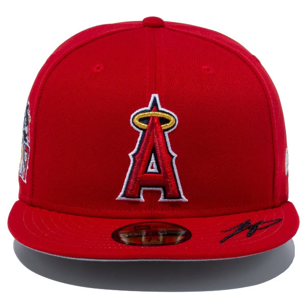 NEW ERA ニューエラ 59FIFTY Shohei Ohtani American League MVP & Home Runs Leaders ロサンゼルス・エンゼルス スカーレット