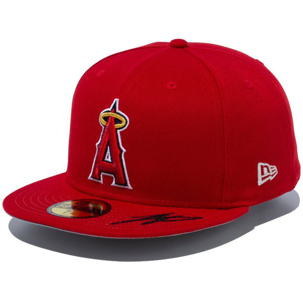 NEW ERA ニューエラ 59FIFTY Shohei Ohtani American League MVP & Home Runs Leaders ロサンゼルス・エンゼルス スカーレット