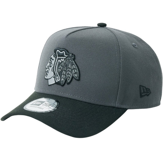 NEW ERA 9FORTY A-Frame NHL シカゴ・ブラックホークス キャップ 左斜めデザイン