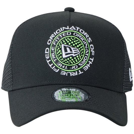 NEW ERA キャップ ブラック 正面