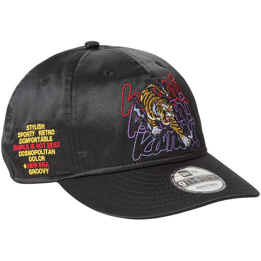 NEW ERA 9THIRTY kansai yamamoto 虎キャップ ブラック 左斜め
