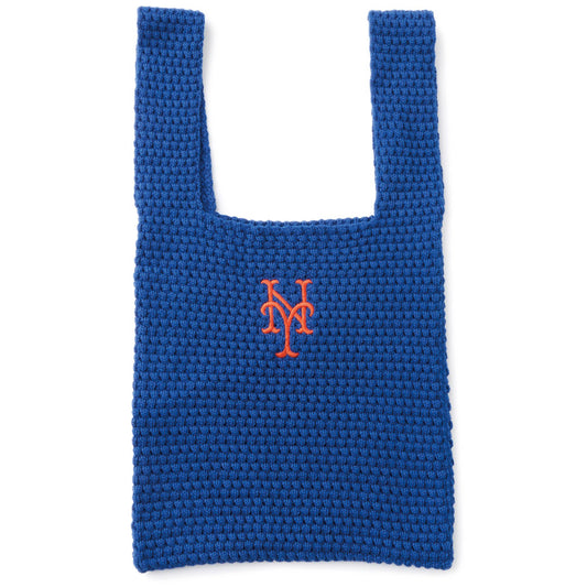 NEW ERA(ニューエラ)ニット トートバッグ ニューヨーク・メッツ ライトロイヤル