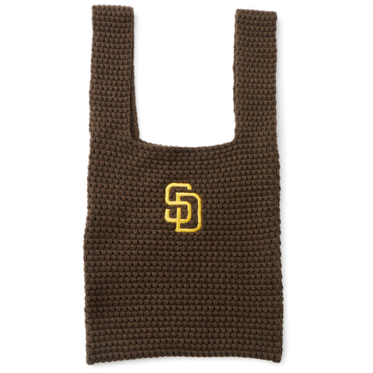 NEW ERA(ニューエラ)ニット トートバッグ サンディエゴ・パドレス ウォルナット