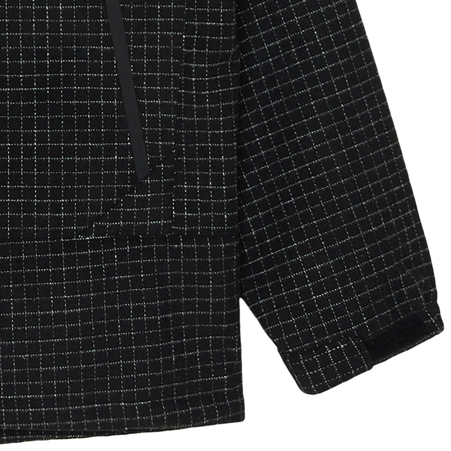 OBEY OBSIDIAN WOOLY JACKET ウーリージャケット ブラックプレッド 袖口詳細 121800641-26H