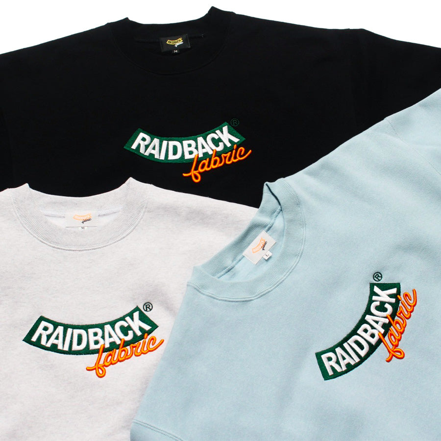 RAIDBACK FABRIC ( レイドバック ファブリック ) ARCH LOGO CREW SWEAT スウェット