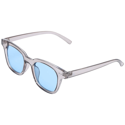 CLEAR BLACK/BLUE LENS