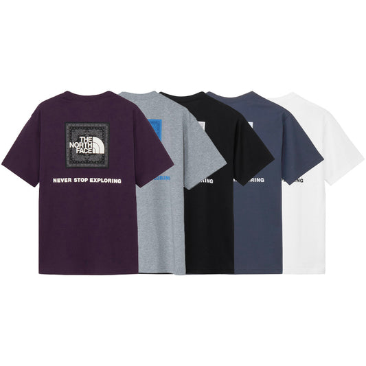 THE NORTH FACE ショートスリーブバンダナスクエアロゴティー 5カラー比較画像