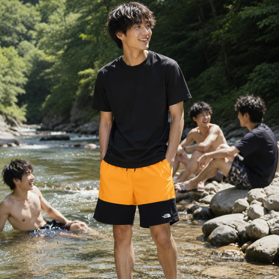 THE NORTH FACE マッドボードショーツ モデル着用イメージ