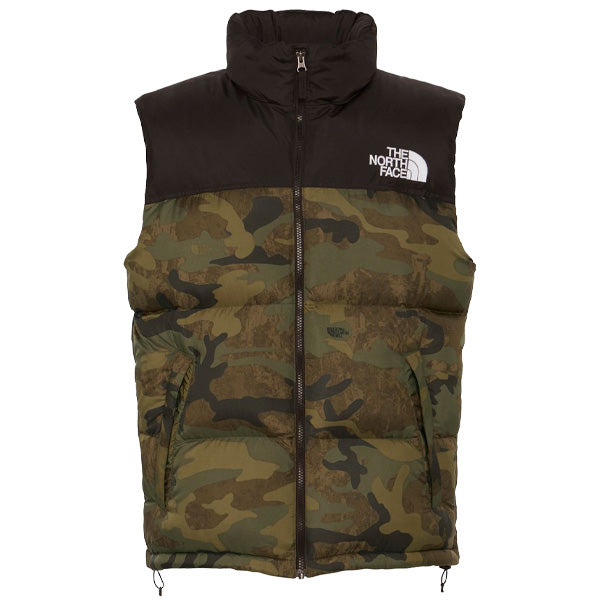 THE NORTH FACE】ノベルティーヌプシベストウッドランドカモ