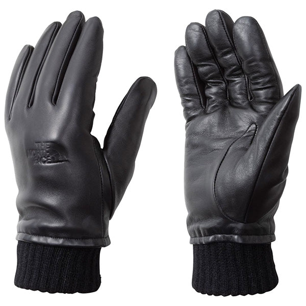 tnf leather gloves