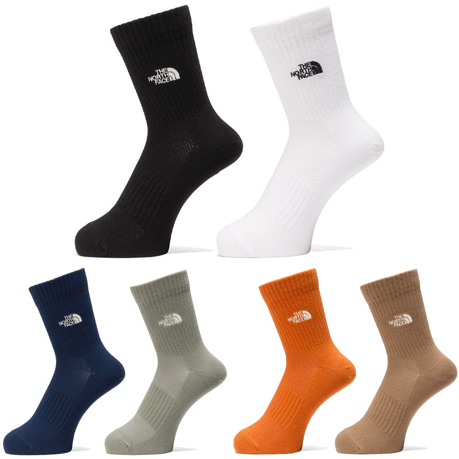 THE NORTH FACE ( ノースフェイス ) TNF ロゴ 2足セット クルー丈