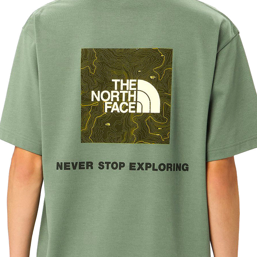 THE NORTH FACE ( ザ・ノース・フェイス ) ショートスリーブバックスクエアトラバースロゴティー Tシャツ