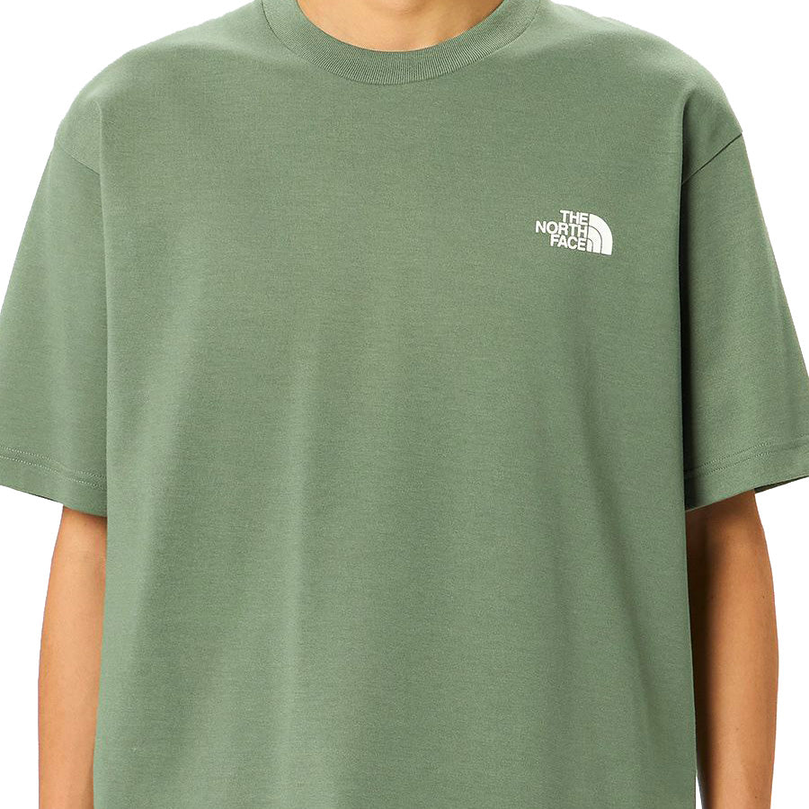 THE NORTH FACE ( ザ・ノース・フェイス ) ショートスリーブバックスクエアトラバースロゴティー Tシャツ