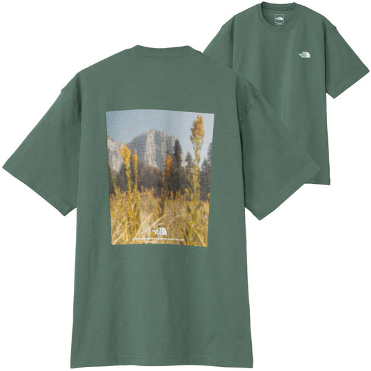 THE NORTH FACE ( ザ・ノース・フェイス ) ショートスリーブ フラッシュドライ ピクセルプラント コットンティー Tシャツ