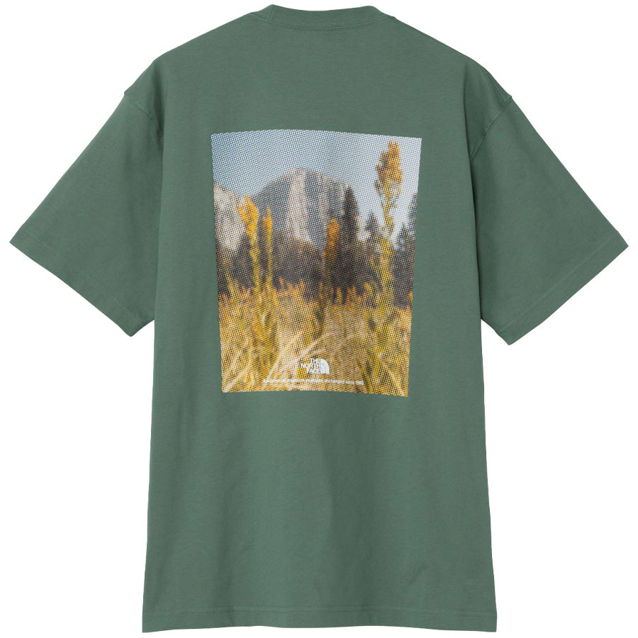 THE NORTH FACE ( ザ・ノース・フェイス ) ショートスリーブ フラッシュドライ ピクセルプラント コットンティー Tシャツ