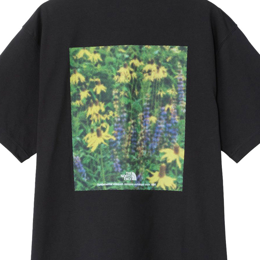 THE NORTH FACE ( ザ・ノース・フェイス ) ショートスリーブ フラッシュドライ ピクセルプラント コットンティー Tシャツ