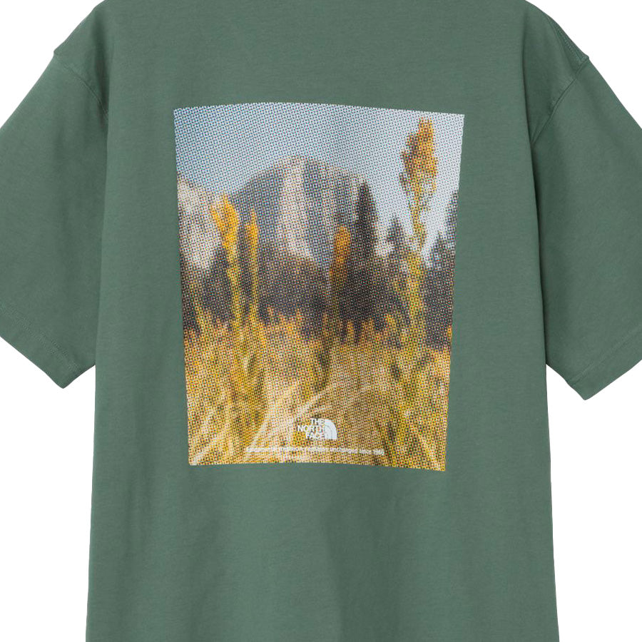 THE NORTH FACE ( ザ・ノース・フェイス ) ショートスリーブ フラッシュドライ ピクセルプラント コットンティー Tシャツ