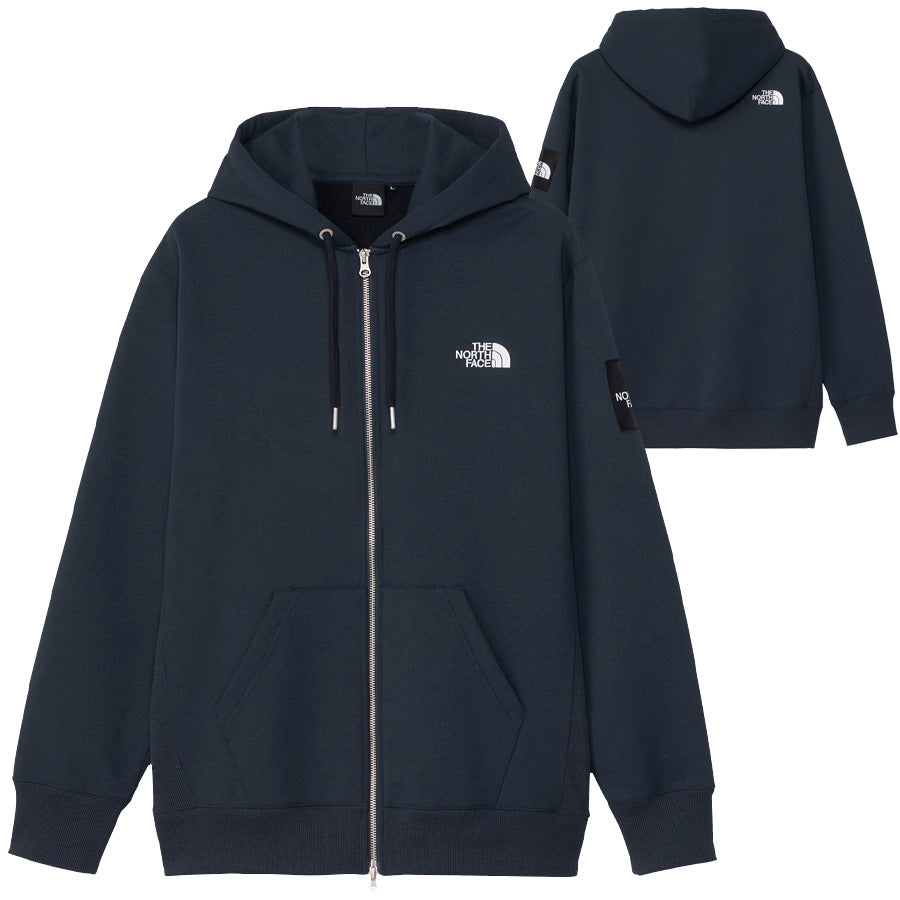 THE NORTH FACE ( ザ ノースフェイス ) スクエアロゴフルジップフーディー ジップパーカー