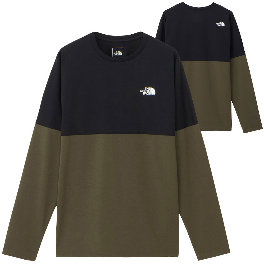 ノースフェイス ロンT THE NORTH FACE ロングスリーブ バイカラード ヌプシティー 長袖 Tシャツ NT82384 – BLACK  STORE