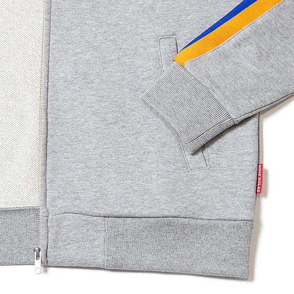 Sports Rib Zip Up Hoodie