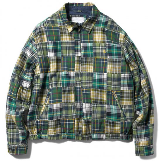 Patchwork Harrington Jacket – BLACK STORE