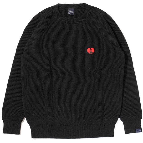 Mr.Loverman Crew Sweater – BLACK STORE