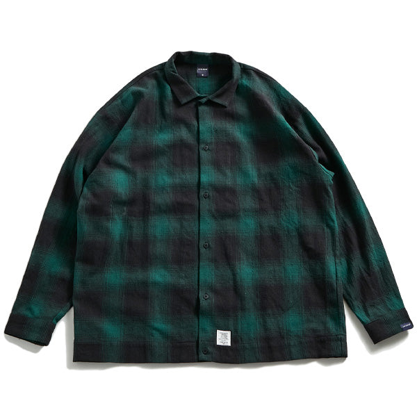 Ombre Check Shirt (Square) – BLACK STORE