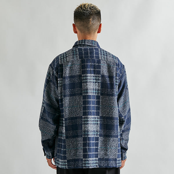 Tweed Patchwork Nel Shirt