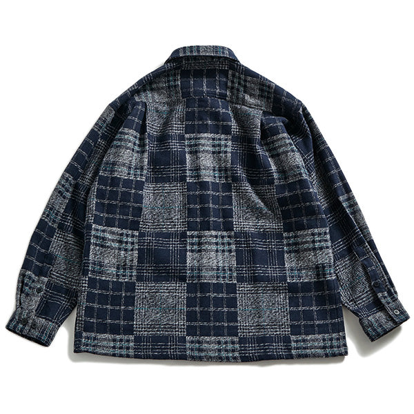 Tweed Patchwork Nel Shirt