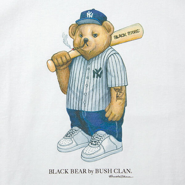 YANKEES BEAR LS TEE