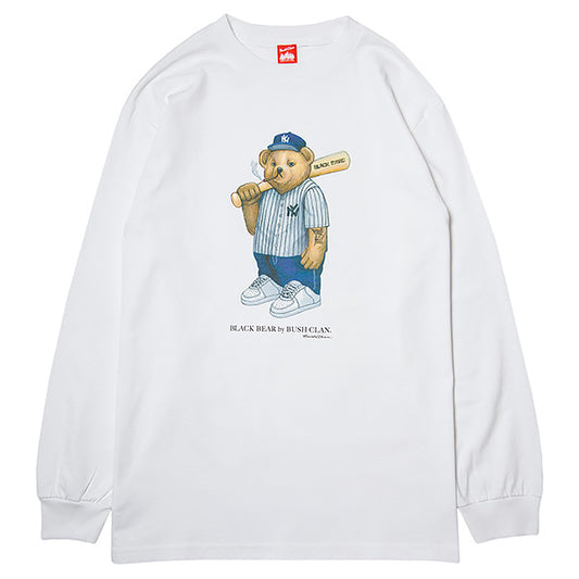 YANKEES BEAR LS TEE