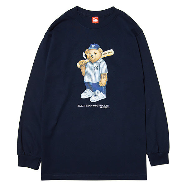 YANKEES BEAR LS TEE