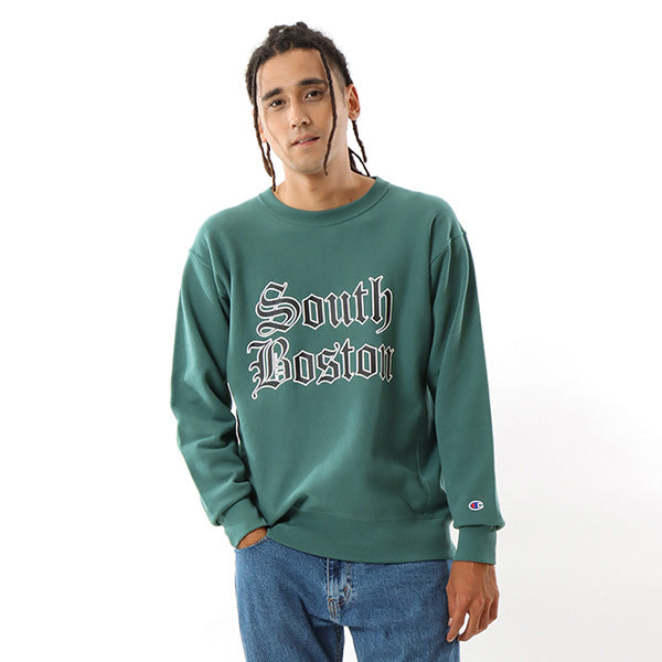 REVERSE WEAVE (R) Crewneck Sweat Shirt SOUTH BOSTON Logo