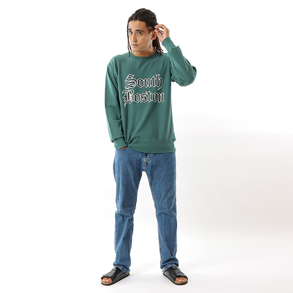 REVERSE WEAVE (R) Crewneck Sweat Shirt SOUTH BOSTON Logo