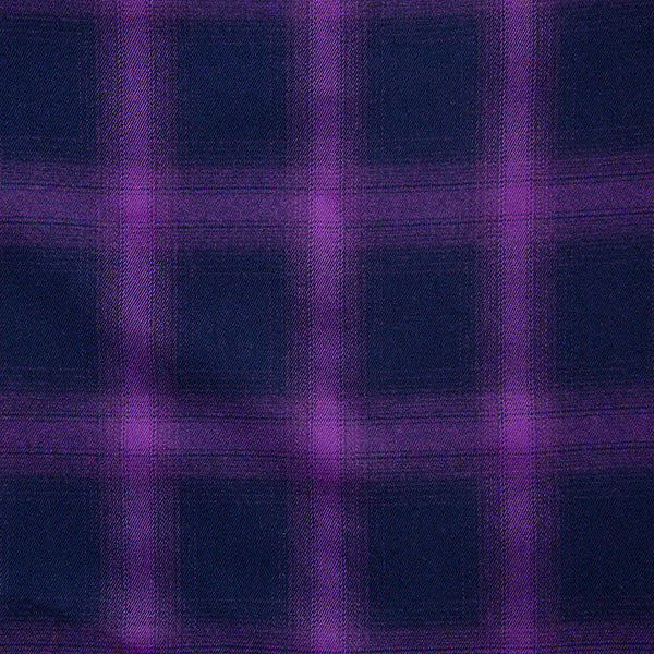 Ombre Check Shirt Jacket