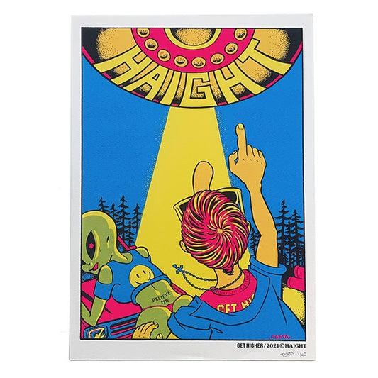 UFO Silk Screen Poster