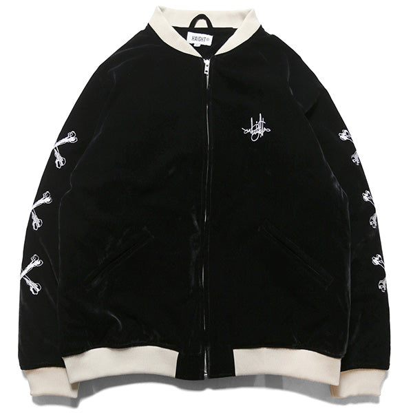 New School Skull Velour Jacket