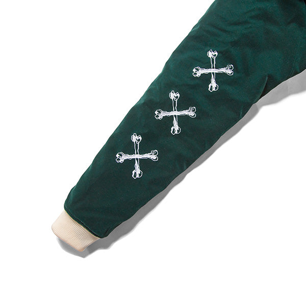 New School Skull Velour Jacket