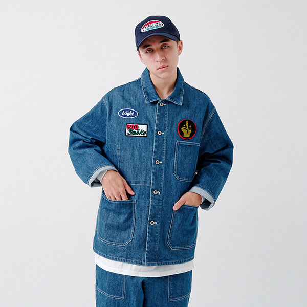 Patch Denim Coverall