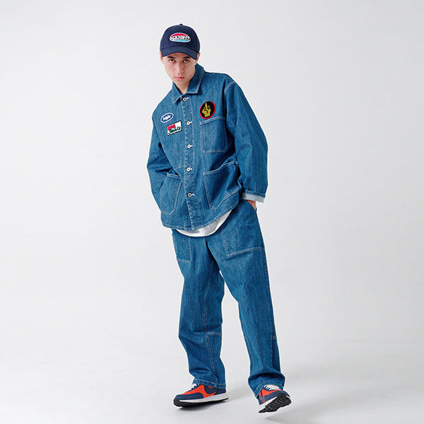 Patch Denim Coverall