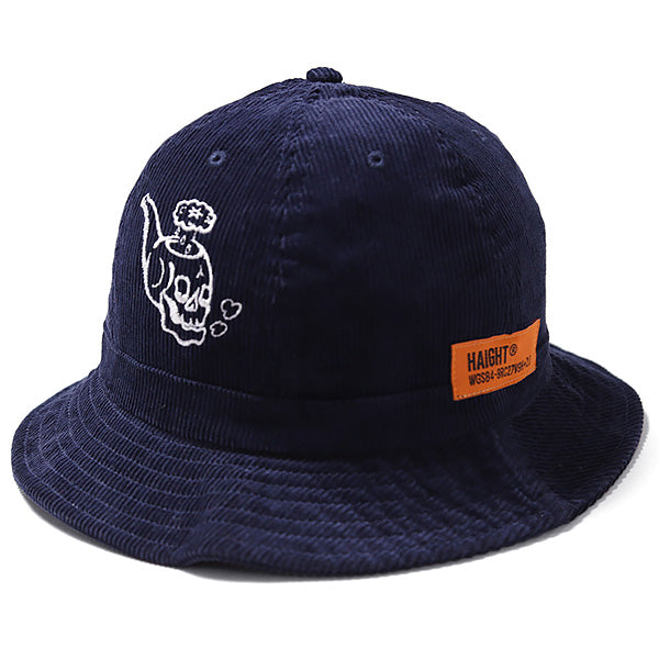 Skull Pipe Corduroy Ball Hat ft RAT HOLE STUDIO