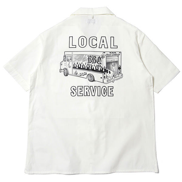 Local Service Open Collar Shirt – BLACK STORE