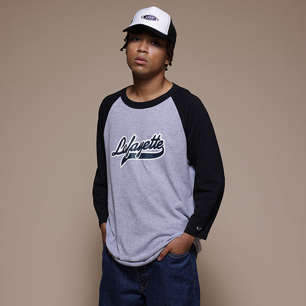 Team Script Logo Raglan Sleeve Tee