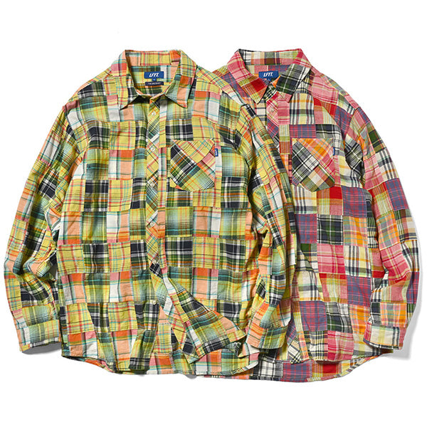 Patchwork Big Silhouette Shirt