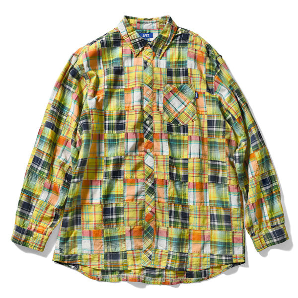 Patchwork Big Silhouette Shirt