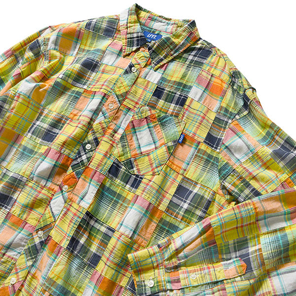 Patchwork Big Silhouette Shirt